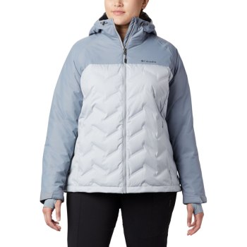 Columbia Ženske Jakne - Grand Trek Down Hooded Plus Size Sive | FYNQ-83091